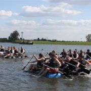 Vlotbouwen tijdens een uitje in Gelderland