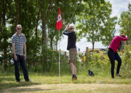 Beachgolf tijdens een bedrijfsuitje in Gelderland