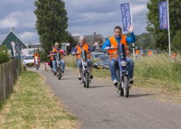 Elektrische scootertocht tijdens een uitje in Gelderland